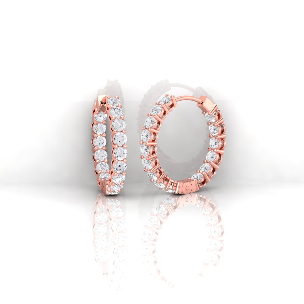 EAR#3 Hoop with gallery