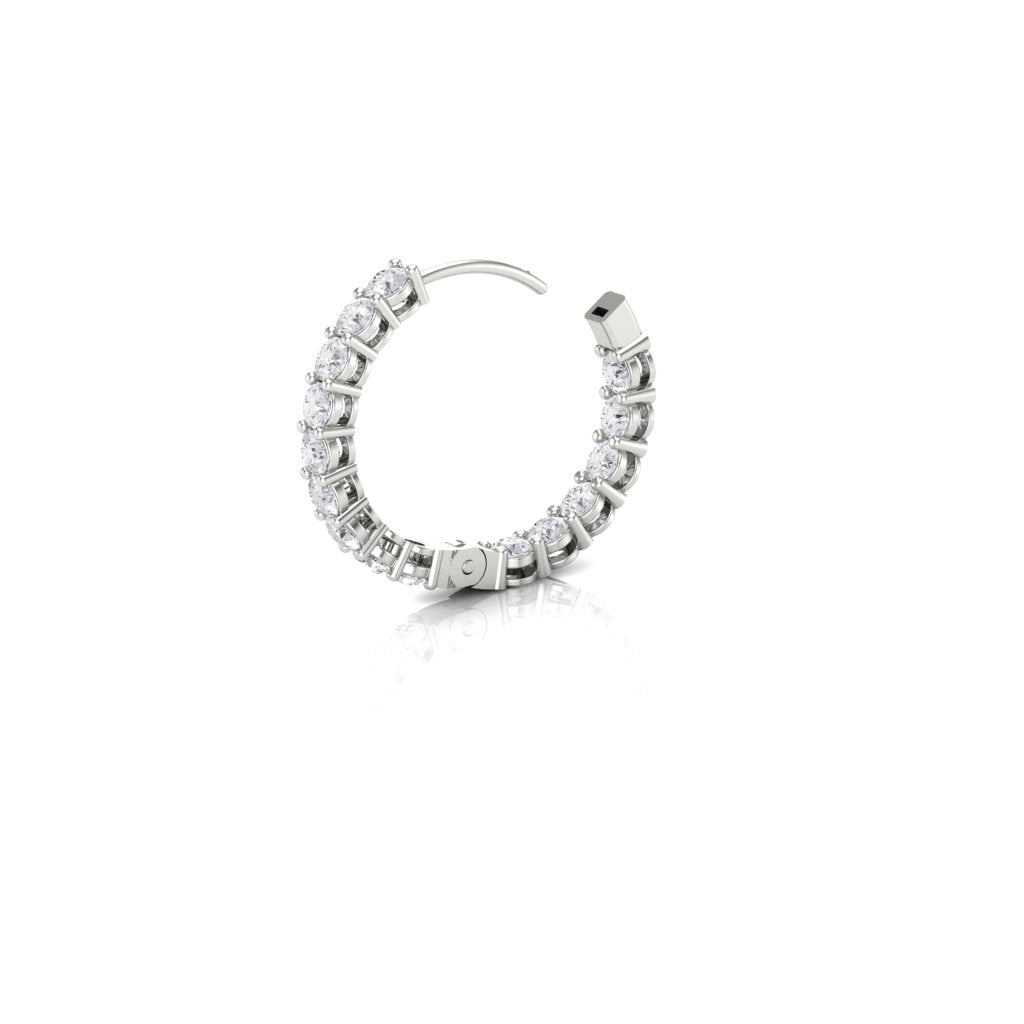 EAR#3 Hoop with gallery